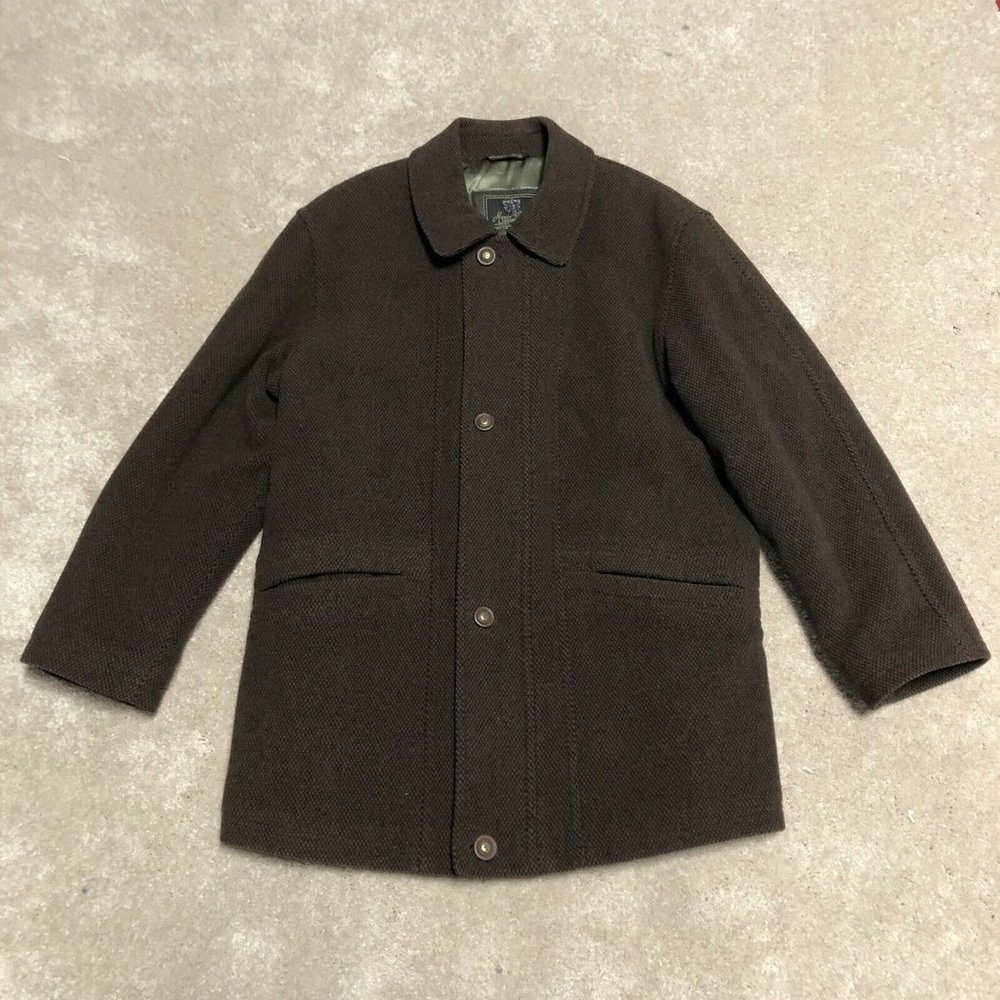Mario Valente Cashmere Wool Brown Men's Coat 38